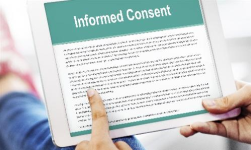 Electronic consent is now available